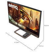 BenQ EX2780Q Monitor Gaming (27 pulgadas, IPS, 2K, 144 Hz, HDR 400, FreeSync Premium, control remoto)
