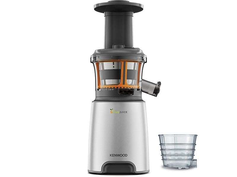 Kenwood JMP601SI - Exprimidor (Gris, Color blanco, 190 x 150 x 410 mm, De plástico)