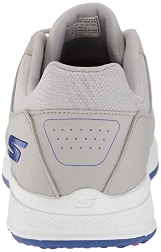 Skechers Go Torque Pro Waterproof Golf Shoe, Zapatillas Hombre, Grey Blue Sole, 44 EU