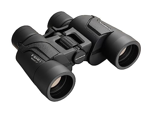 Prismáticos Olympus 8-16x40 S con correa, funda y 15 años de garantía. Imágenes claras, campo de visión gran angular, ligeros: para la observación de conciertos, eventos deportivos y naturaleza.