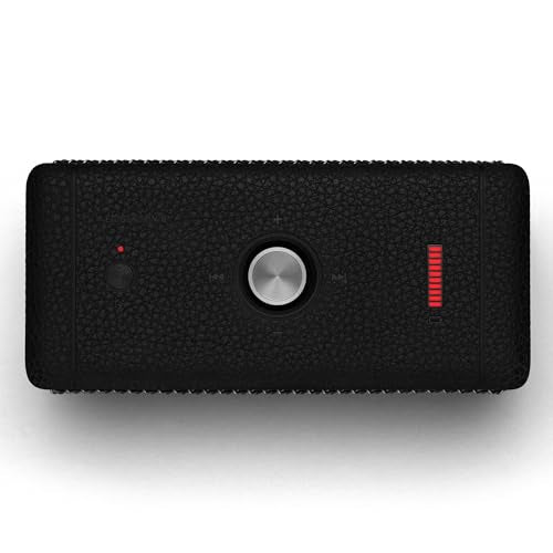 Marshall Emberton II Altavoces Bluetooth portátiles, inalámbricos, Emparejables, IP67 Resistentes al Polvo y al Agua, Encima de 30 Horas de Tiempo de reproducción - Negro y Acero
