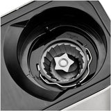 WMF Lumero - Molinillo de café espresso eléctrico, 150 W, botones táctiles LED, 40 grados de molienda, contenedor de harina de café, acero inoxidable Cromargan mate