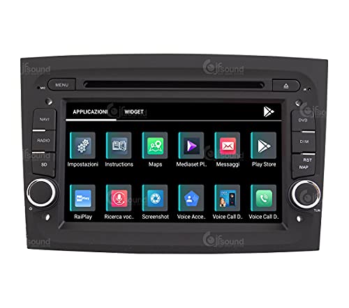 Radio de Coche para Fiat Doblò Android GPS Bluetooth WiFi USB Dab+ Touchscreen 7" 8core Carplay AndroidAuto