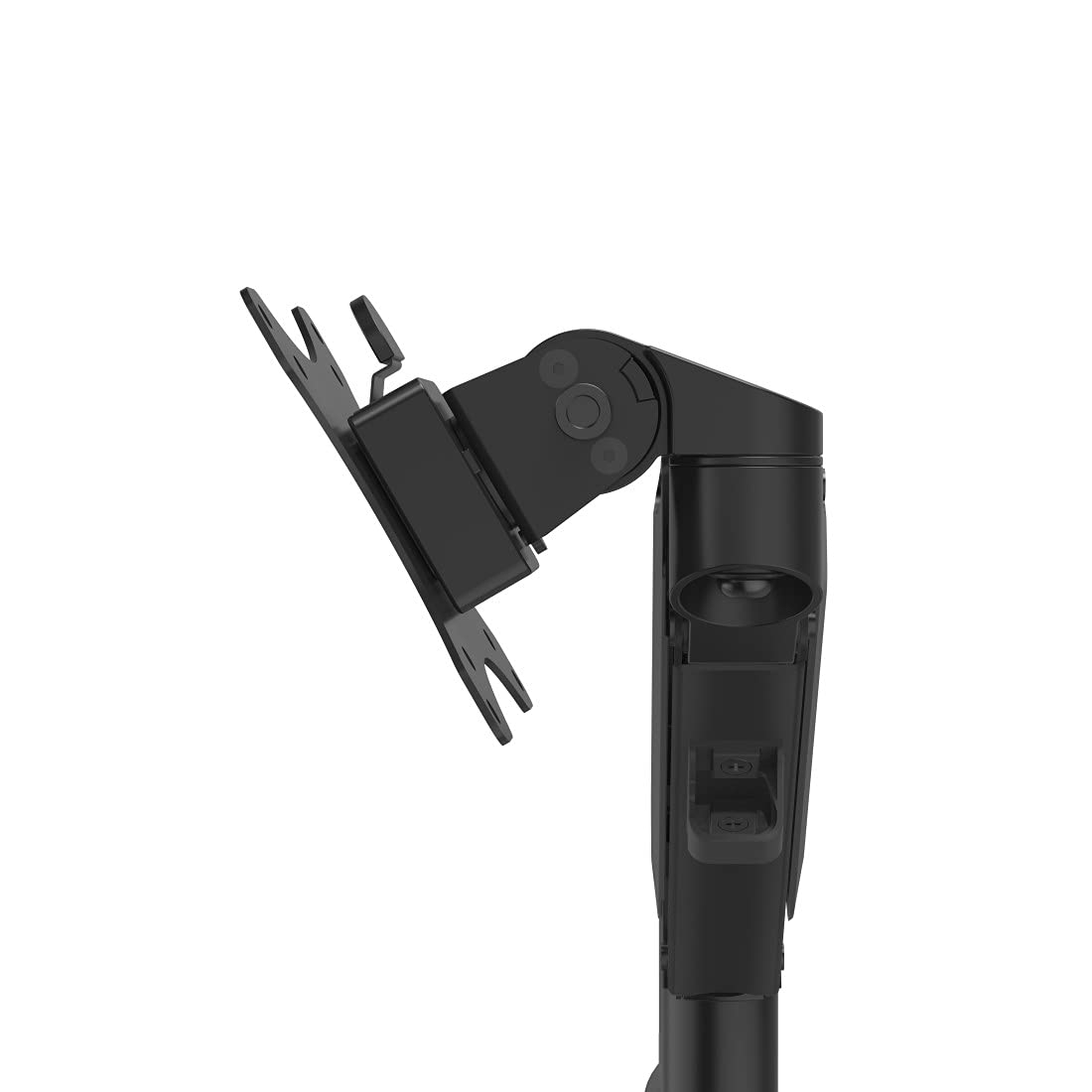 Hama | Soporte Monitores de 13" a 32" con 2 Brazos (VESA 75x75-100x100, Inclinación +45°/-45°, Giro 180°, hasta 12kg, Ajustable en Altura), Color Negro