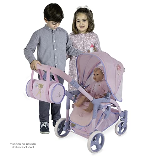 Carro de Muñecas Gala 3x1 con Bolso DeCuevas 81651