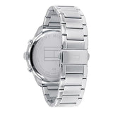 Tommy Hilfiger Reloj Analógico de Cuarzo Multifunción para Hombre con Correa de Acero Inoxidable Plateada - 1791575