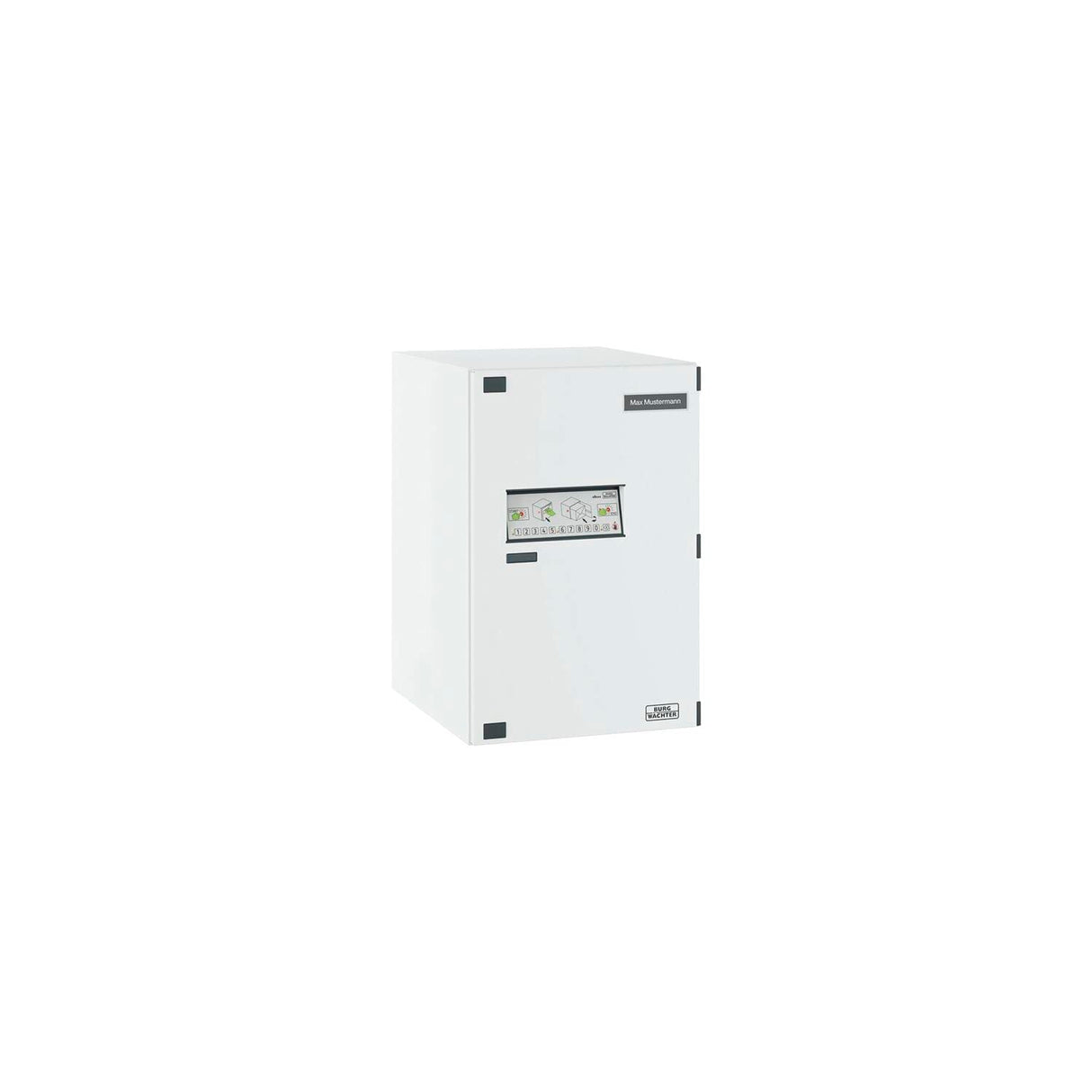 BURG-WÄCHTER Paketbox eBoxx für draußen, für alle gängigen Paketdienste, Witterungsbeständig, verzinkter Stahl, 98 l Volumen, E 635 W, Weiß (ähnlich RAL 9010)