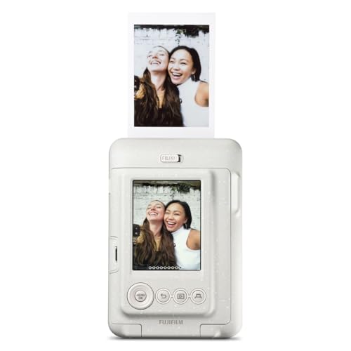 instax - Mini LiPlay, Cámara instantánea híbrida. Cámara e Impresora para Smartphones. Color Misty White