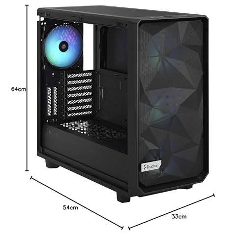 Fractal Design Meshify 2. Black TG Light Tint, RGB, FD,C,MES2A,06