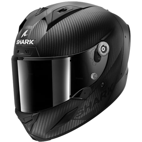 SHARK, Casco Moto Integral CARBON SKIN Black Carbon DKD, S