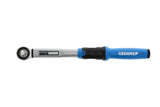 GEDORE Llave dinamométrica con cuadradillo de accionamiento, 1/2", Reversible, Escala de ajuste, 20-100 Nm, Longitud 403,2 mm, TF-K100
