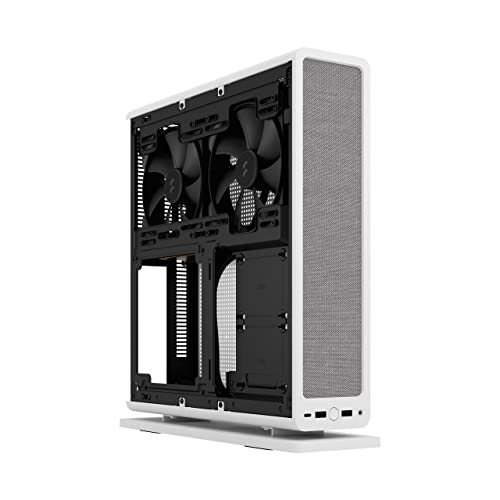 Fractal Design Ridge White - PCIe 4.0 Riser Card Included - 2X 140mm PWM Aspect Fans Included - Type C USB - m-ITX PC Gaming Case