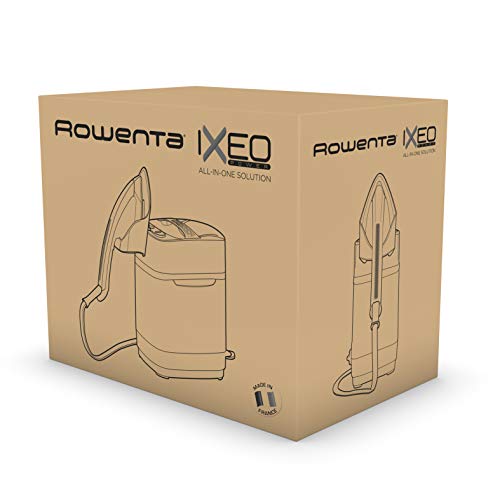 Rowenta Ixeo UR1910 Cepillo de vapor 2170 W, 5.8 bares presión vapor, depósito 1.1 L, elimina arrugas, olores y desinfecta, hasta 200 g/min, sistema portátil
