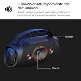 LG XBOOM GO XG8T, Altavoz portátil, Bluetooth 5.3, Bajos Potentes, Resistencia Militar a golpes, Agua y Polvo IP67, Color Negro
