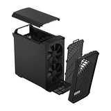 Fractal Design Torrent Compact Black - Solid Side Panel - Open Grille for Maximum Air Intake - Two 180mm PWM Fans Included - Type C - ATX Airflow Mid Tower PC Gaming Case