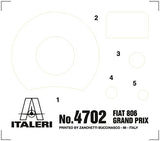 Carson Italeri 1 12 / FIAT Grand Prix # 4702 Kits-806 Modelo, plástico