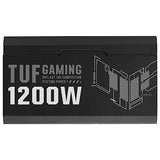 ASUS TUF Gaming 1200W Gold - Fuente de Alimentación (Compatible con ATX 3.1, Certificado 80+ Gold, Componentes de Grado Militar, Doble Rodamiento, Ventilador Axial-Tech, Revestimiento de PCB)