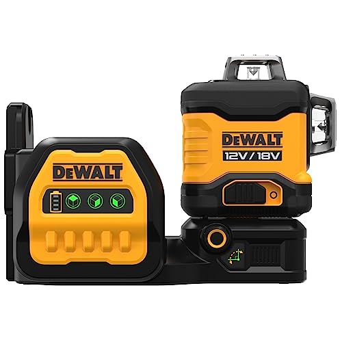 DEWALT DCE089NG18-XJ - Nivel Láser multilíneas verde 3x360, Unidad Básica - No incluye cargardor/batería