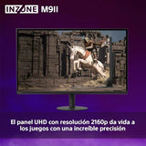 Sony INZONE M9II Monitor Gaming, 27 Pulgadas, 4K Ultra HD: Resolución 2160p, Frecuencia actualización 160 Hz, 1 ms GTG, Espectro DCI-P3 95%, Full Array LED, G-Sync, Adaptive Sync, VRR, Negro