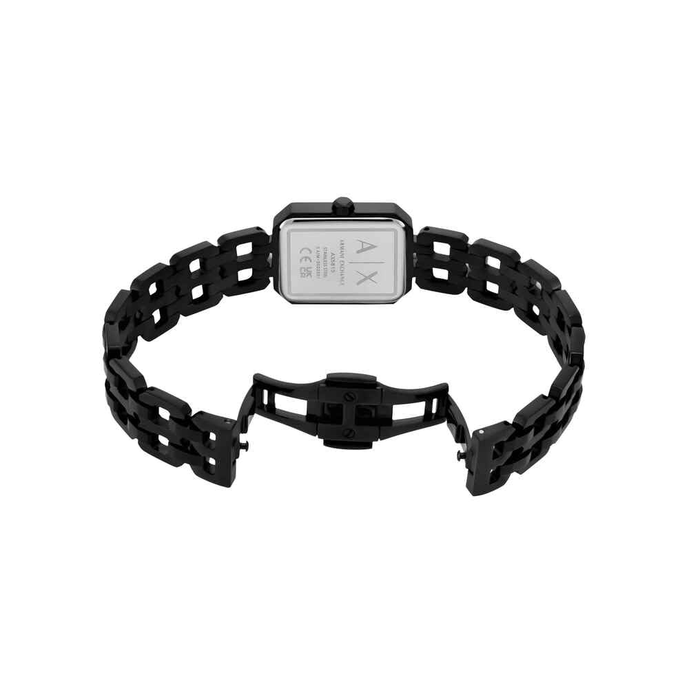 Armani Exchange Orologio da Donna, Movimento al quarzo a Due lancette e cassa da 27 mm con cinturino in Acciaio inossidabile
