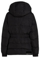 KARL LAGERFELD JEANS, Mujeres, Puffer con Cinturón, Corte Regular, Negro, S