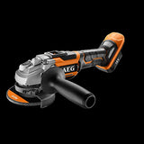 AEG BEWS18-125BLLI-502C Amoladora 18V sin escobillas 125mm con Interruptor 11.000rpm 2X 5.0Ah en Maleta, Na