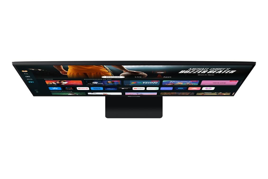 Samsung LS32DM700UUXEN - Smart Monitor M7 de 32" UHD (3840 x 2160, 16:9, 60Hz, 4ms, Modo Eye Saver, Flicker Free), Negro, Versión 2024, Negro, Versión 2024