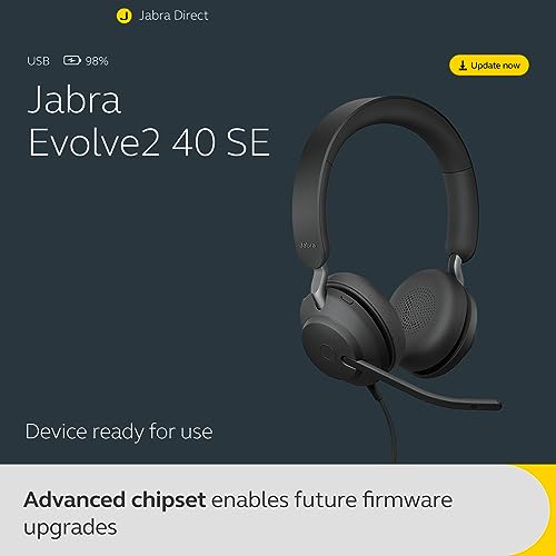 Jabra Evolve2 40 SE USB-A Estéreo MS Negro