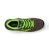 U-Power Red Lion Yoda, Zapatos de Seguridad Unisex, Ligeros, Flexibles, de Cuero antipinchazos, con Inserto Infinergy, con Puntera de Aluminio - Grey & Green 42