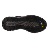 Skechers Respected Boswell, Botas Hombre, Black Leather W/ Synthetic, 45 EU