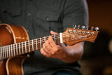 ORTEGA Performer Series Concert Guitar 44 Mástil delgado Tapa de abeto y Preamp y funda RCE238SN-FT