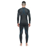 Dainese Dry Suit Capa de Base, Negro/Azul, M para Hombre