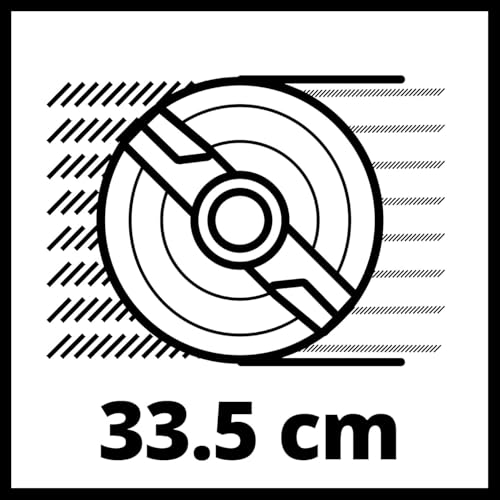 Einhell Cortacésped a batería GE-CM 36/34-1 Li-Solo Power X-Change (36 V, 33,5 cm ancho de corte, hasta 200 m², 30L bolsa recolectora, 25-65 mm altura de corte, sin batería)