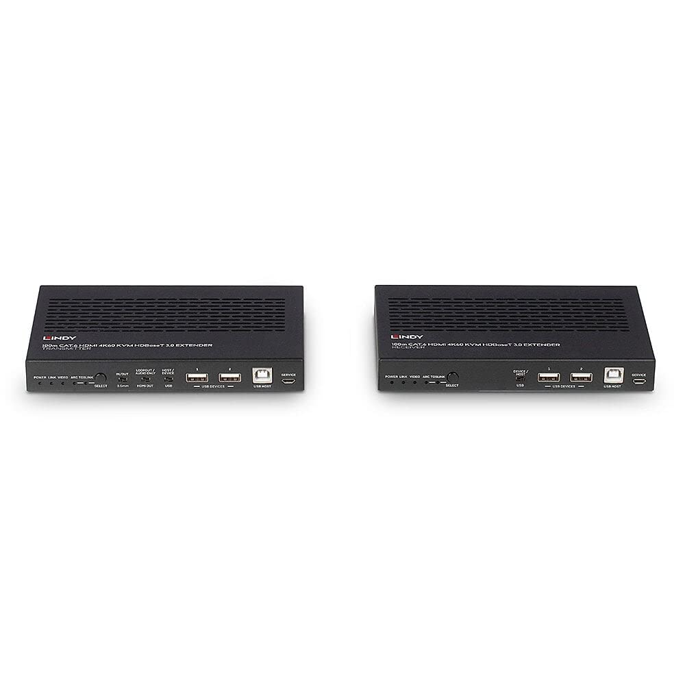 LINDY 38344 Extensor KVM Cat.6 HDMI 4K60 HDBaseT 3.0 de 100 m