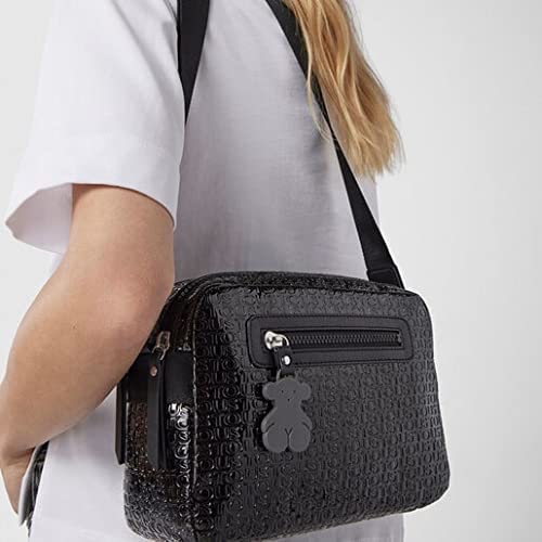 Tous Timila Lindsay, Bolso Bandolera para Mujer, (Negro 195890159), 23x16x7.5 cm (W x H x L)