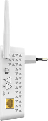 NETGEAR PLPW1000, CPL WiFi 1000 Mbps con 1 Puerto Ethernet, Precio CPL Fibra Ideal para Acceso a Internet en casa y aprovechador del Servicio Multi-TV, Compatible con Todas Las Cajas de Internet