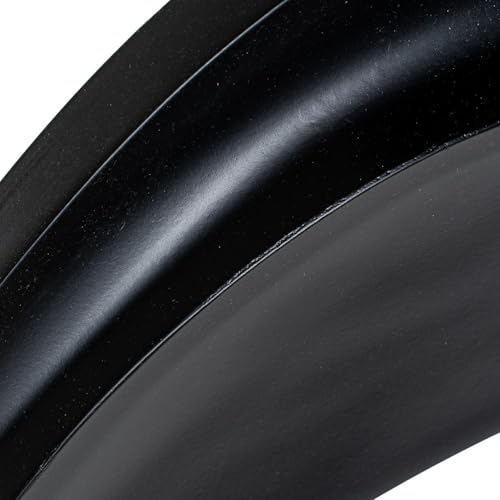 Espejo de pie con Forma de Madera DM Lacado en Negro 70x4x175cm