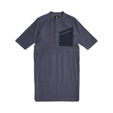 G-STAR Half Placket Shirt Dress LS Wmn Vestido, Azul (India Ink D26962-d522-h392), Mujeres
