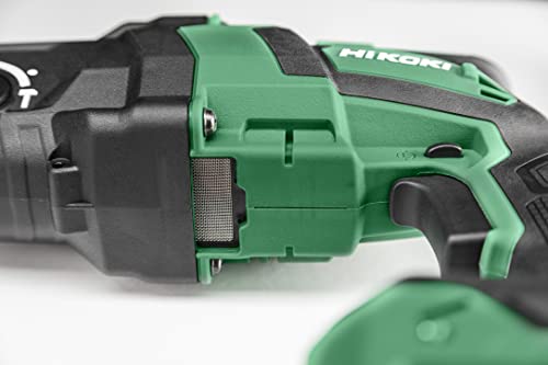 HIKOKI DH18DPCWUZ - Taladro y cincelador con batería, color verde y negro, 2X5.0 Ah, charger