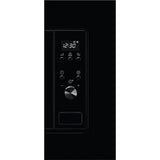 Electrolux LMS2173EMK Horno Microondas Integrable, 800W, Función Grill, 5 Niveles de Potencia, Capacidad 17 L, 5, Mandos Mecánicos, Plato de 24,5cm, Cristal Negro