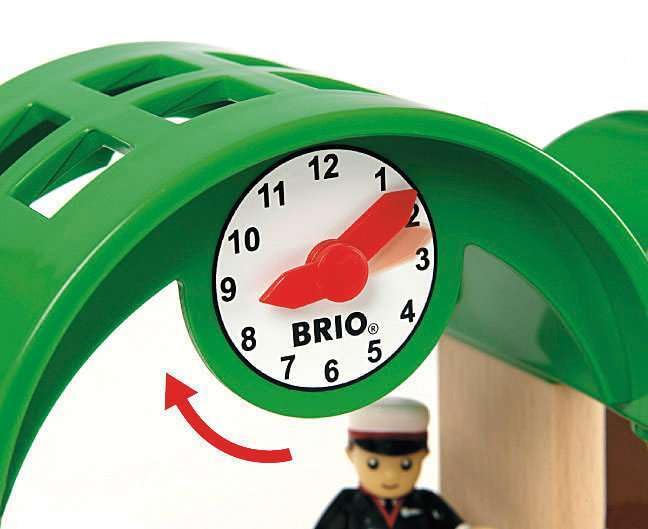 BRIO World - Set Deluxe el Mundo del Ferrocarril, Ferrocarriles, Set de Construcción de Madera, Tren Juguete, Juguetes Niños 3 Años o más, Juegos Educativos 3 Años