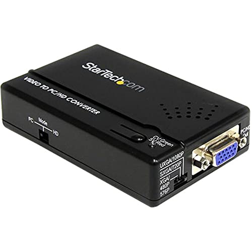 StarTech.com VID2VGATV2 - Adaptador conversor Escalador de S-Video