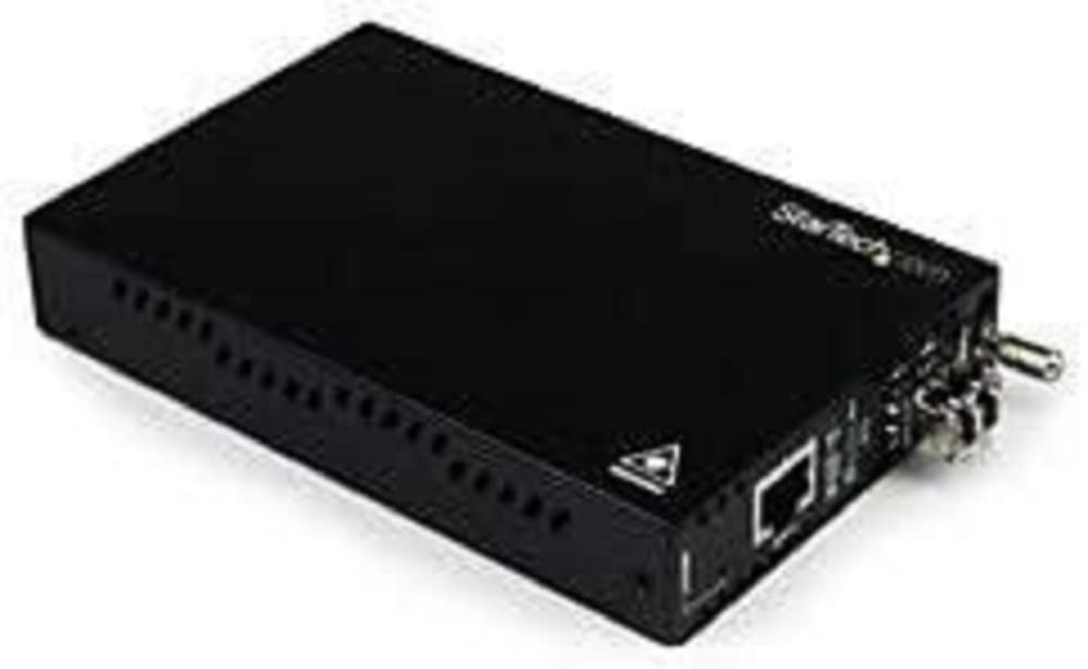 StarTech.com Conversor de Medios de Fibra Ethernet Gigabit con OAM Administrado, Convertidor Multimodo LC 550m, Compatible con 802.3ah