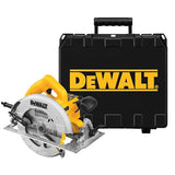DEWALT DWE575K-QS - Sierra Circular 1600W, Profundidad de corte 67mm, Cuchilla de 190mm, Velocidad 5200 rpm, Diámetro de cuchilla 30 mm, Maletín Incluido