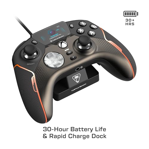 Turtle Beach Stealth Ultra Controlador de Juegos Inalámbrico con Base de Carga Rápida, Gatillos Ajustables y Pantalla de Comando para Xbox Series X|S, Xbox One y PC [con Licencia Oficial para Xbox]