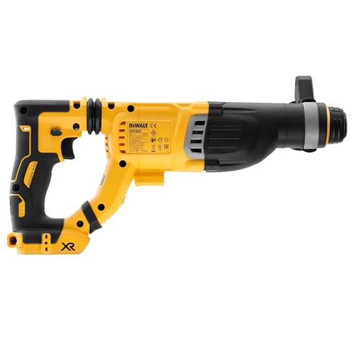 DEWALT DCH263N-XJ - Martillo combinado Dewalt SDS-plus XR de 18V, Motor sin escobillas para diversas aplicaciones de perforación y trabajos de cincelado ligero, 3J, No incluye batería ni cargador.