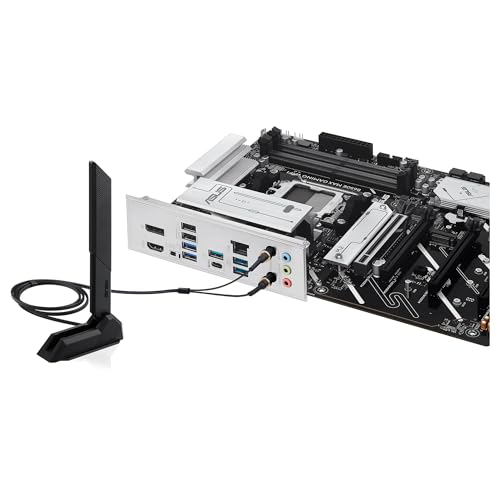 ASUS B650E MAX Gaming WiFi - Placa Base AMD B650 ATX, DDR5, PCIe 5.0, Tres Ranuras M.2, Wi-Fi 6E, Realtek 2.5Gb Ethernet, DisplayPort, HDMI, USB 10 Gbps Tipo-A y Tipo-C, BIOS Flashback, Aura Sync