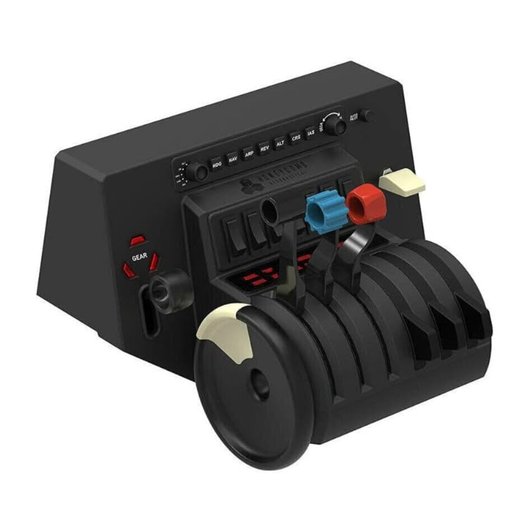 Honeycomb Aeronautical Bravo Throttle Quadrant with Auto Pilot & Annunciator Panel in aviation quality for flight simulator, Universal control system for simmer and pilots, PC [video game]