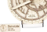 Dreipunkt Verlag Maqueta de astrolabio Deluxe Edition: maqueta de madera noble de astrolabio