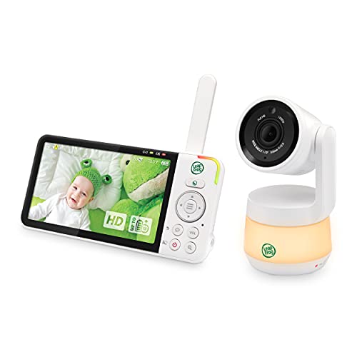 LeapFrog LF925HD Baby Monitors, 1080p WiFi Smart Baby Monitors, 360° Translation & Tilt, 8X Zoom, 5" 720p LCD Display, Night Vision, Walkie - Two-Way Talkie